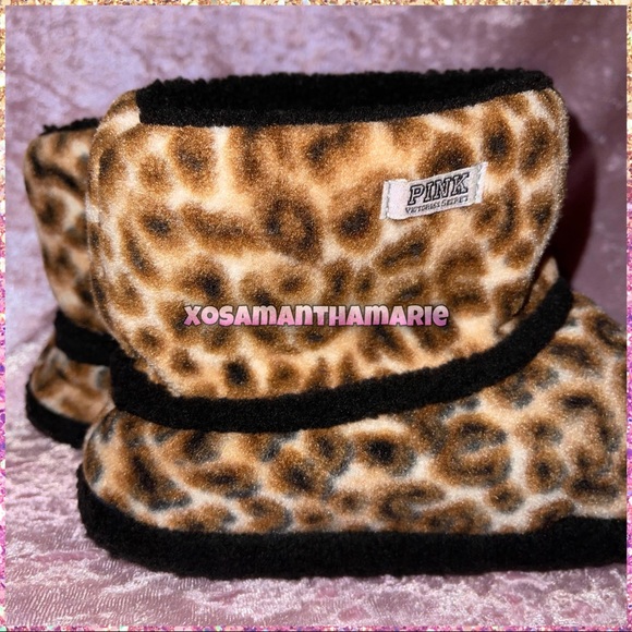 VS PINK Rare Leopard Booties - Picture 6 of 14